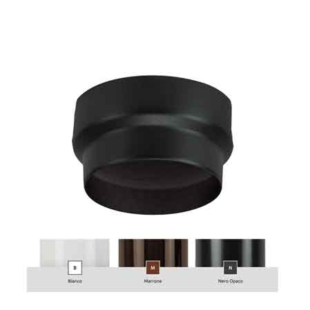 AUMENTO SMALTATO 'CLASSIC' Ø 80-120 mm - Colore nero