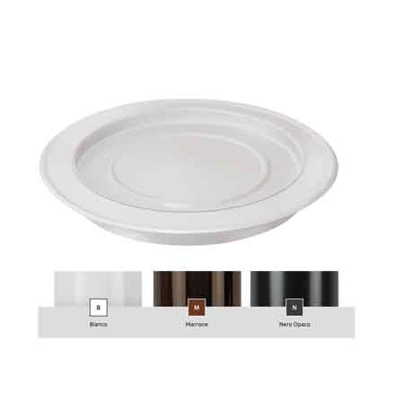 ROSONE SMALTATO 'CLASSIC' Ø 130 mm - Colore marrone