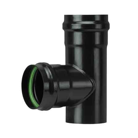 T-Stück für Pelletofen 'LIGHT' Ø 100 mm