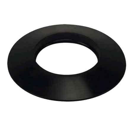 ROSONE DI FINITURA PER TUBO PELLET 'LIGHT'  Ø 80 mm - In silicone