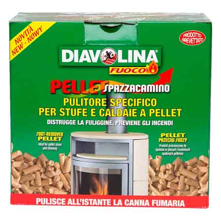 RAMONEUSE POUR POÊLE À GRANULÉS DIAVOLINA
