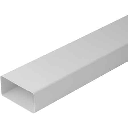 GAINE RECTANGULAIRE DE VENTILATION 110x50 mm - Barre 1 m