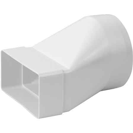 RIDUZIONE DA TUBO TONDO A RETTANGOLARE Da Ø 100 mm a 110x55 mm