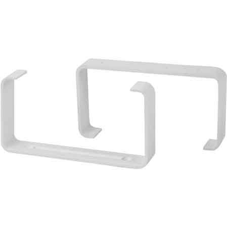 KIT STAFFE FERMATUBO PER TUBO RETTANGOLARE  110x55 mm - Confezione 2 pezzi