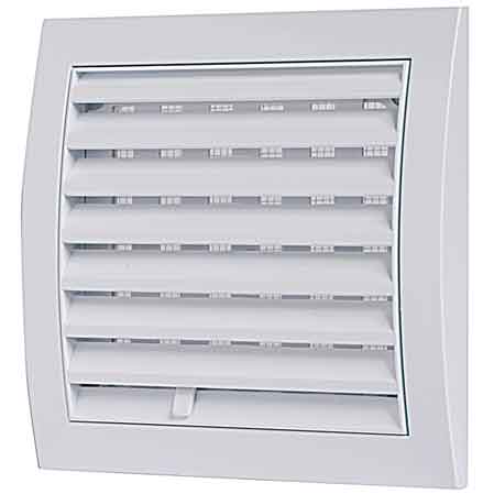 GRIGLIA DI AERAZIONE CON DOSATORE CON VITI 150x150 mm