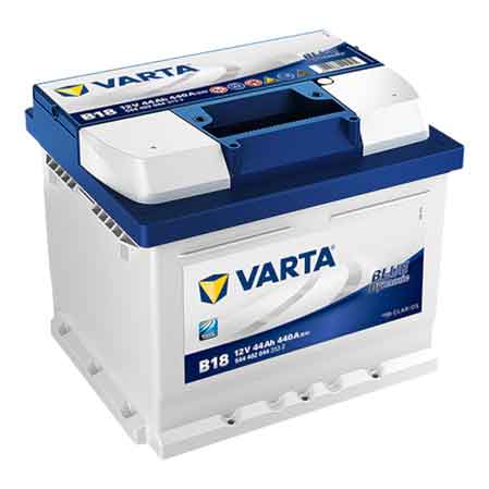 BATTERIE DE VOITURE 'BLUE DYNAMIC' VARTA 52Ah D - démarrage 470A - 207x175x190h mm