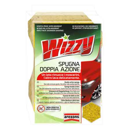DOPPELWIRKENDE WIZZY WASCHSCHWAMM AREXONS 17x11x7 cm