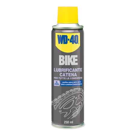LUBRIFICANTE CATENA PER BICI 'WD-40' 250 ml - per tutte le condizioni