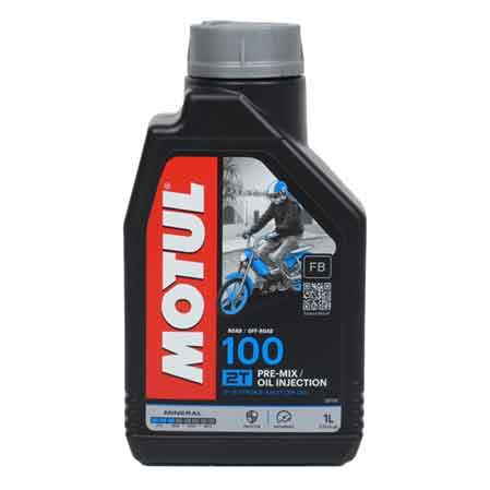 MOTORRADSCHMIERMITTEL '100' 2 TAKT MOTUL 1 lt