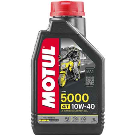 LUBRIFICANTE MOTO '5000' 10W-40 4 TEMPI MOTUL 1 lt