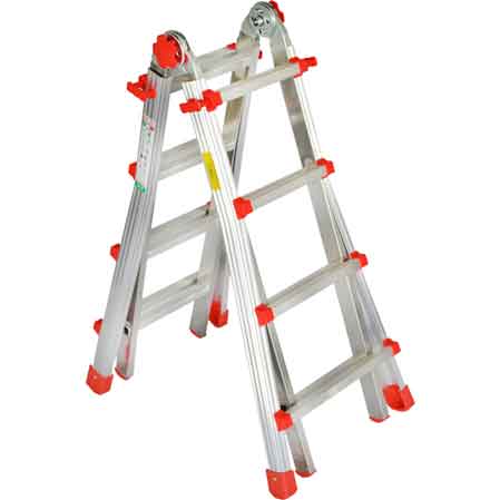 SCALA MULTIUSO 'SQUADRA PIU'' 4+4 gradini