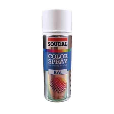 BOMBOLETTA SPRAY ACRILICO UNIVERSALE 400 ML SOUDAL  Rosso Rubino RAL 3003