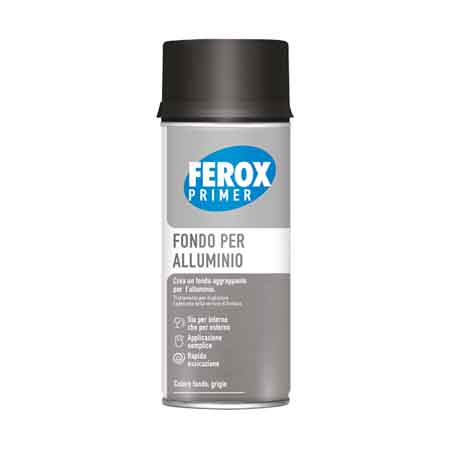 BOMBE AÉROSOL PRIMAIRE POUR ALUMINIUM "FEROX" 400 ml