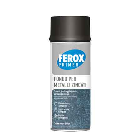 BOMBOLETTA PRIMER PER METALLI ZINCATI 'FEROX' 400 ml