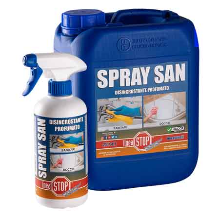 DISINCROSTANTE IGIENIZZANTE PROFUMATO 'SPRAY SAN' 500 ml