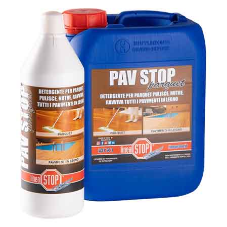 DETERGENTE PROFUMATO PER PARQUET 'PAV STOP PARQUET' 1 lt