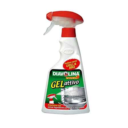 PULITORE PER GRIGLIE E BARBECUE 'GEL ATTIVO' DIAVOLINA 500 ml