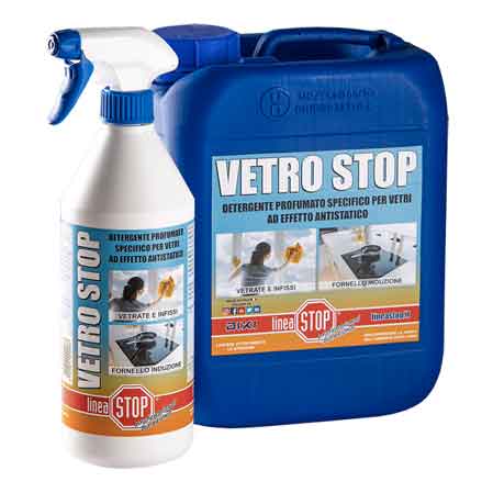 DETERGENTE PER VETRI 'VETRO STOP' 750 ml