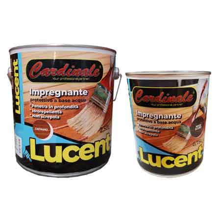 IMPREGNANTE ALL'ACQUA CARDINALE 2,50 lt - Noce chiaro