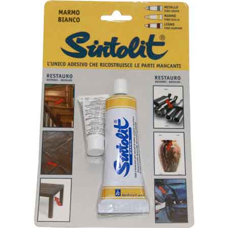 STUCCO MINI PER MARMO SINTOLIT 60 ml - Bianco