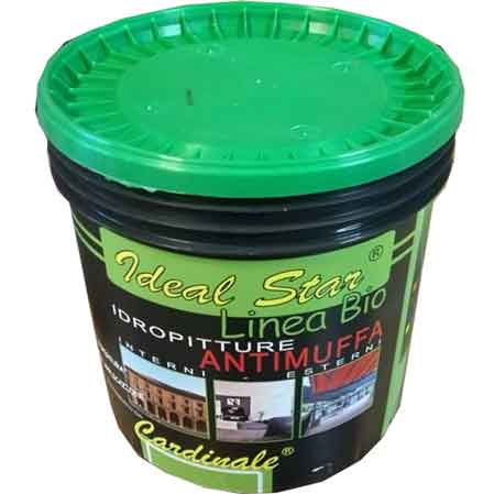 IDROPITTURA LAVABILE ANTIMUFFA CARDINALE 4 lt