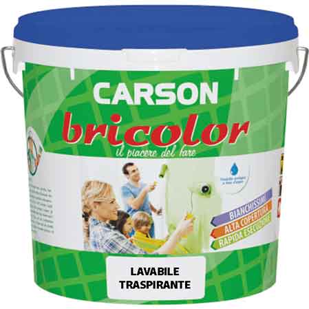 IDROPITTURA LAVABILE TRASPITANTE 'BRICOLOR' 5 lt
