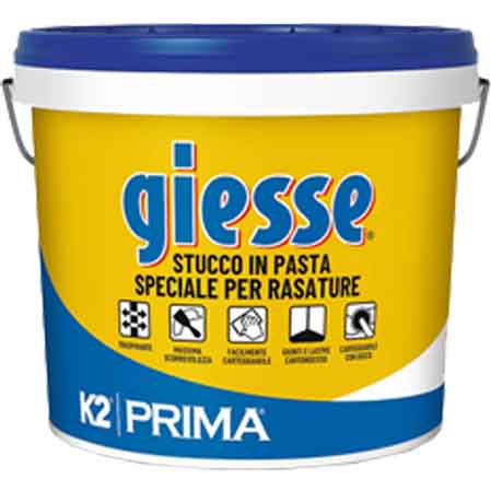 STUCCO IN PASTA PER RASATURE 'GIESSE' K2 20 kg