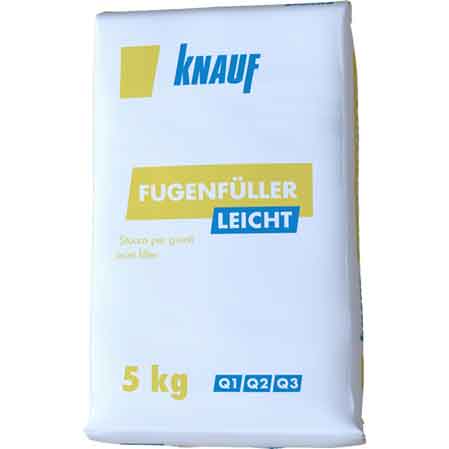 STUCCO IN POLVERE PER CARTONGESSO 'FUGENFUELLER LEICHT' 5 kg