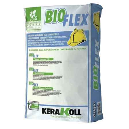 COLLA PER PIASTRELLE 'BIOFLEX' KERAKOLL 25 Kg - Colore Grigio