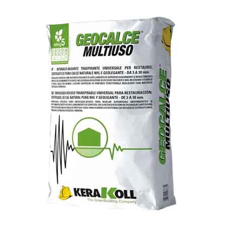 ENDUIT DE LISSAGE « GEOCALCE MULTIUSO » KERAKOLL 25 kg – Couleur blanc