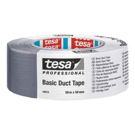 GEWEBEKLEBEBAND TESA 50 mm x 25 m – Grau