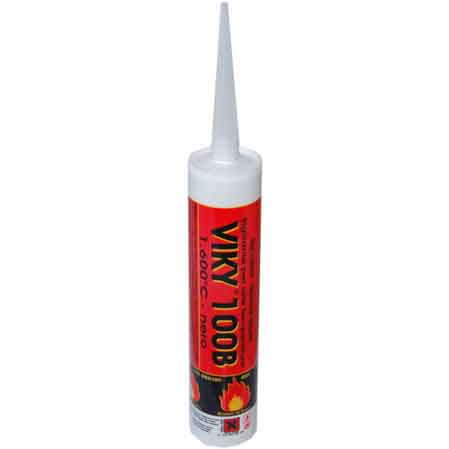 SILICONE HAUTES TEMPÉRATURES VIKY 500 gr - Noir