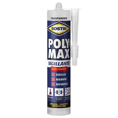 MASTIC D'ÉTANCHÉITÉ «POLYMAX SIGILLANTE» BOSTIK 280 ml - Couleur Noir