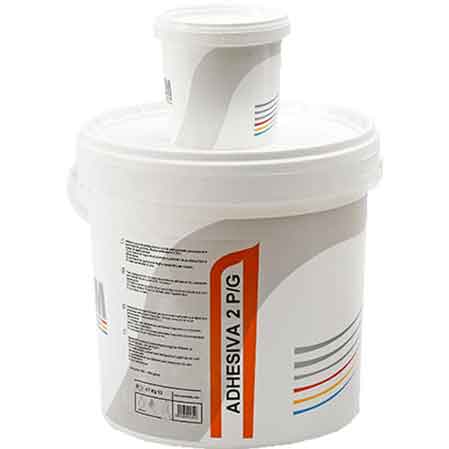 COLLA PER TAPPETI GOMMA 'ADHESIVA 2P/G' 5 kg
