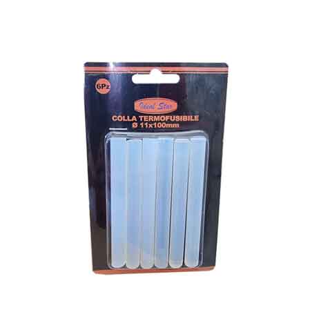 COLLA TERMOFUSIBILE CARDINALE Ø 11 x 100 mm - Blister 6 pezzi