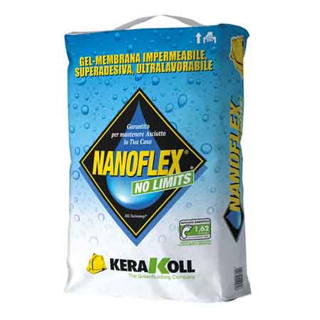 MEMBRANA IMPERMEABILIZZANTE 'NANOFLEX NO LIMITS' KERAKOLL 20 Kg
