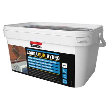 KIT RIPARAZIONE IMPERMEABILIZZANTE 'SOUDAGUM HYDRO KIT' SOUDAL 1 Kg - Colore Grigio