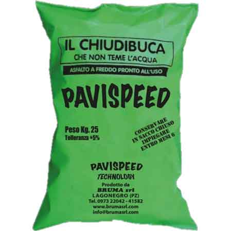 ASFALTO A FREDDO EN GRANULÉS 25 kg