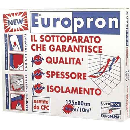 PANNEAU ISOLANT « EUROPRON » 125x80 cm (plaque pliée)