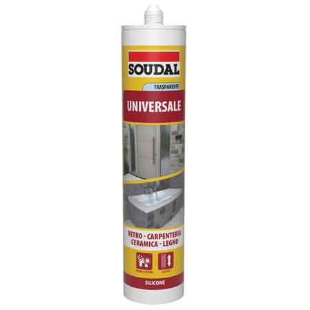 UNIVERSAL SILIKON SOUDAL 280 ml - Transparent