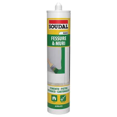 SILICONE ACRILICO SOUDAL 300 ml - Grigio
