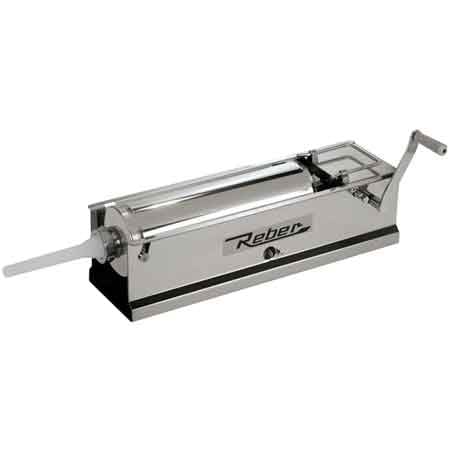 POUSSOIR À SAUCISSES MANUEL INOX REBER 5 L - 2 Vitesses