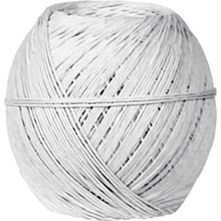 FICELLE DE LIN BLANCHIE Ø 0,4 Tit. 2/6 - 70 gr - paquet de 10 pièces