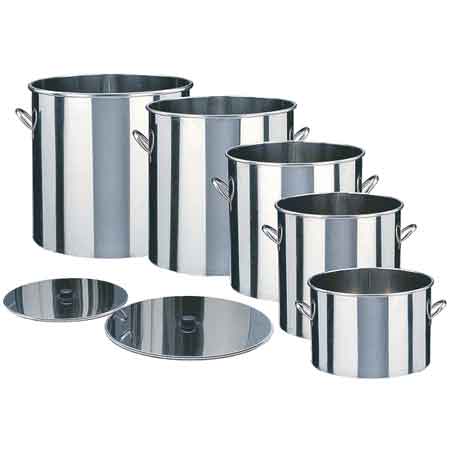 BOLLITORE CON COPERCHIO Ø 450x345h mm - cap.lt 55