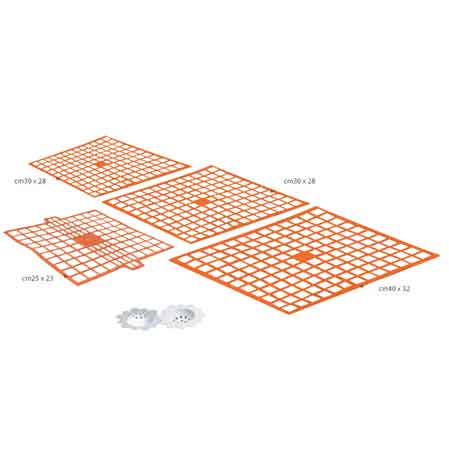 LOT DE GRILLES DE PROTÈGE-ÉVIER Paquet de 3 pièces