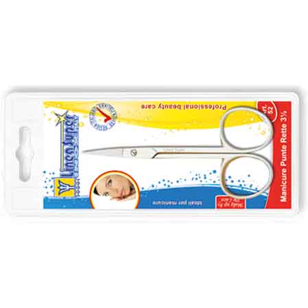 CISEAUX MINICURE POINTES DROITES 3,5"