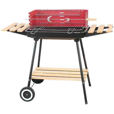 BARBECUE A CARBONELLA 'MADRID' CARDINALE 102,5x53,5x83,5h cm