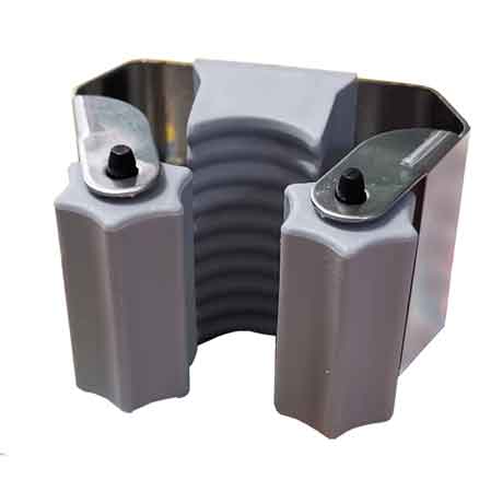 PORTASCOPA ACCIAIO INOX IN EXPO DA BANCO 1 Posto