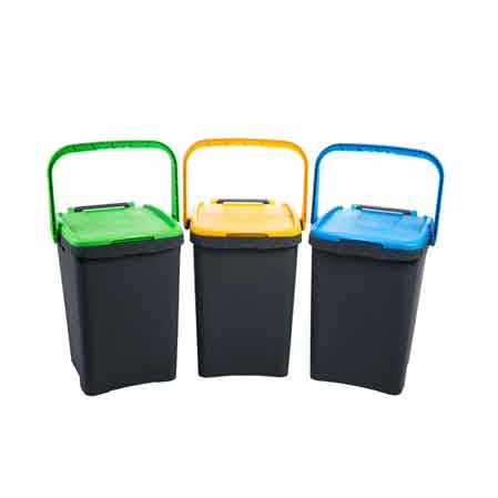 PATTUMIERA ECOPLUS 50 lt - 43x41x54,5h cm