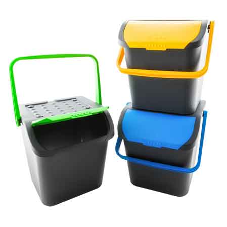 PATTUMIERA ECOLOGIC 35 lt -38x36,5x45h cm